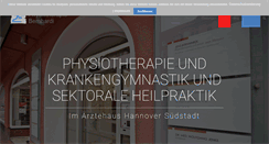 Desktop Screenshot of physiotherapie-bernhardi.de
